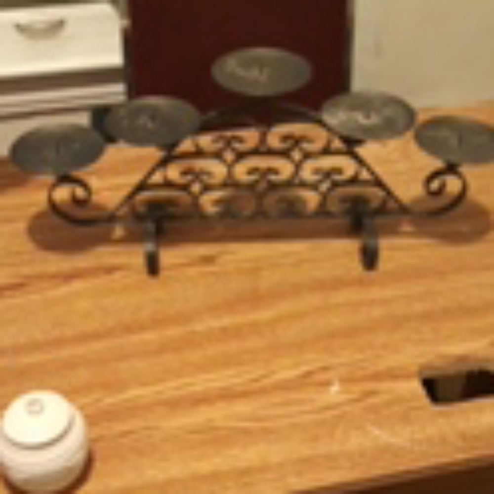 Brass candle holders